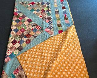 Hand stitched quilt
