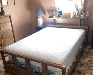 Very clean older queen mattress set