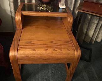 Matching end tables to smoke glass coffee table