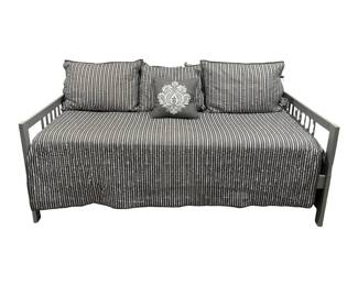Gray Daybed With Bedding Set