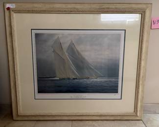sailing ship framed art