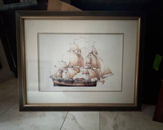 sailing ship art