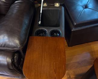 leather end tables