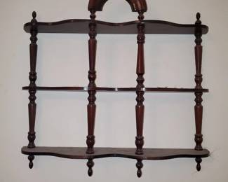 (1) of (2) ornate wall shelves