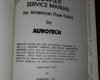 American Flyer Trains - manual