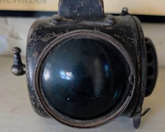 Vintage railroad lantern