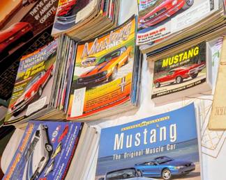 Several vintage 1980s/90s Auto posters