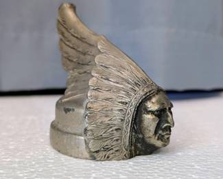 1920s Pontiac Indian had radiator cap/hood ornament