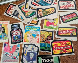 2970s Topps chewing gum wacky stickers! Way cool!