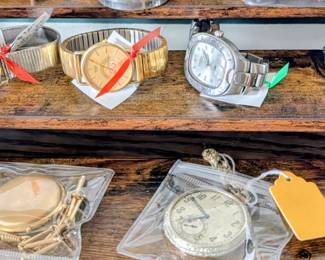 Variety of men's vintage watches