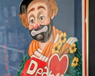 Red Skelton signed and numbered 22/200 litho, titled 'Dear Heart'