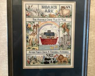 Noah's Ark cross stitch