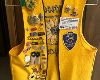 Kiwanis vest with medals