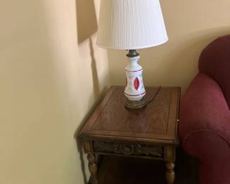One of a matching pair of Lane end tables