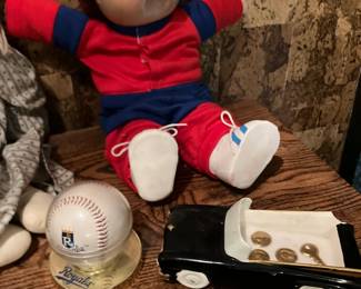 Royals baseball, Cabbage Patch doll