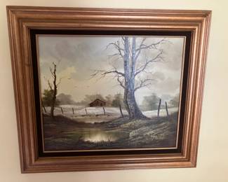 Signed painting