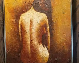 Painting of a nude woman