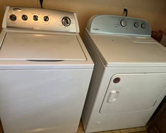 Whirlpool washer and Whirlpool gas dryer