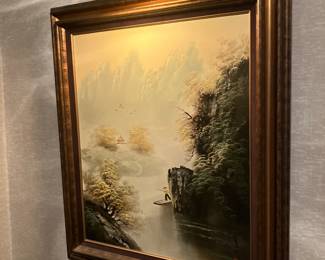 Signed Japanese painting