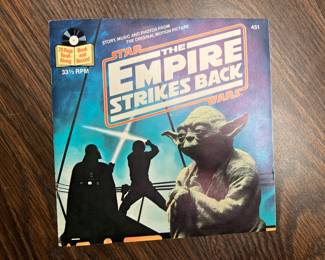 Star Wars Empire Strikes Back book w record