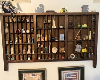 Printer drawer and miniatures