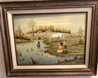 Signed C. Carson painting