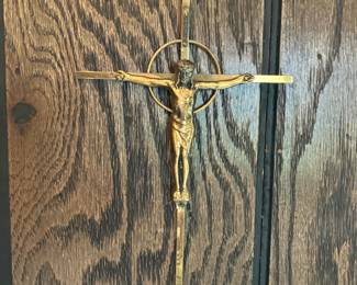 Brass crucifix