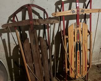 Antique sleds