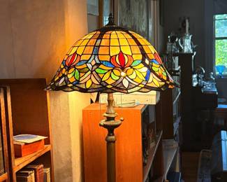 Faux Tiffany Lamp