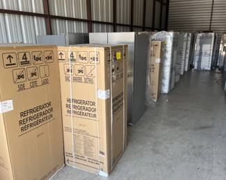 Top freezers of differnt sizes available, all with warranty