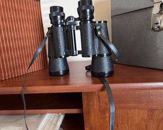Binoculars see what the neighbors are doing