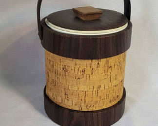 Lot 119: Vintage Cork Ice Bucket
