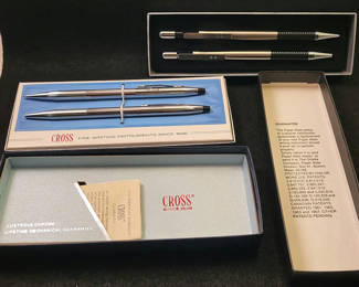 Lot 73: Vintage Cross & Papermate Pen Sets