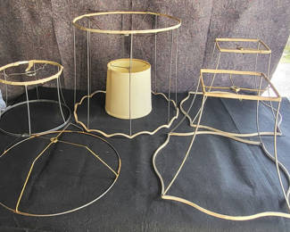 Lot 88: Lot of 6 Wire Frame Lamp Shades
