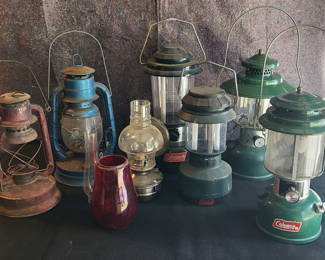 Lot 15: Huge Lot of Vintage Lanterns