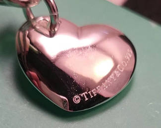 Lot 7: Tiffany .925 Silver Heart Charm