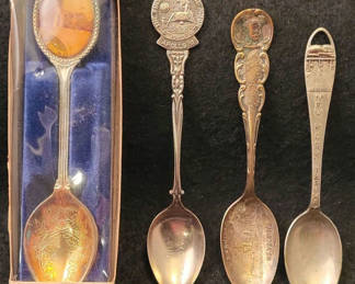 Lot 75: Vintage Souvenir Mini Spoons