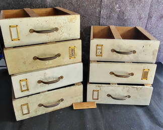 Lot 18: Vintage Lot of 7 Pharmacist Medicine Boxes