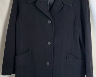 Lot 43: Anne Klein Womans Wool Pea Coat • Size 14