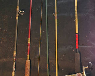 Lot 98: Vintage Lot Of 5 Fishing Rods