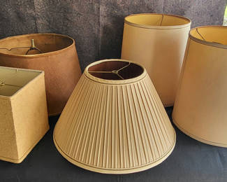 Lot 89: Lot of 5 Lampshades (1 Stiffel)