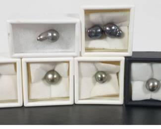 6 Boxes Loose Tahitian Pearl's Mostly Peacock Color
