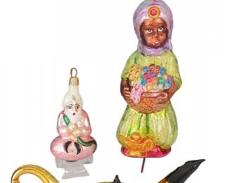 Three Radko Ornaments