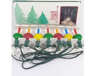 Vintage Noma Intn'l Bubble Light Sets, Three