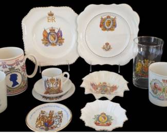 Assortment Of British Royal Family Coronation Fine Bone China