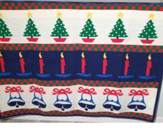 Vintage San Marco Christmas Throw Blanket