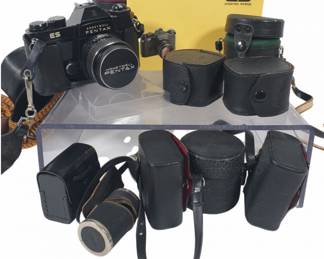 Honeywell Pentax ES Vintage SLR Camera Kit with Lens & Accessories