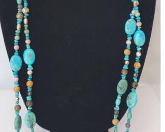 Carolyn Pollack Relios Sterling - Turquoise Multi-Gemstone Necklace-2