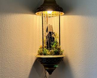 1960's-70's Rain Lamp, "The Mill". Rains w/oil