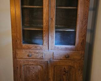 Pine pie safe or covered circa 1830- 1850